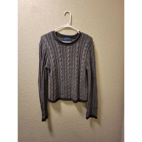 Creative Cotton Absolutely Knit Sweater, Size Medium Gray - Picture 1 of 3